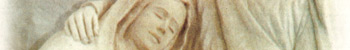 Conjunto escultural onde as figuras de Maria e do Menino Jesus são de autoria de Gisele Prata Real, e a figura de São José, de autoria de J. Damareno